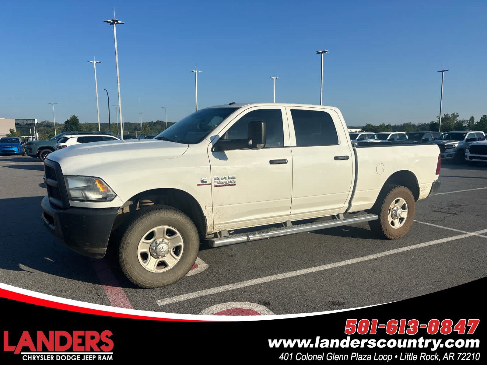 Used 2015 Bright White Clearcoat Ram Tradesman image 1