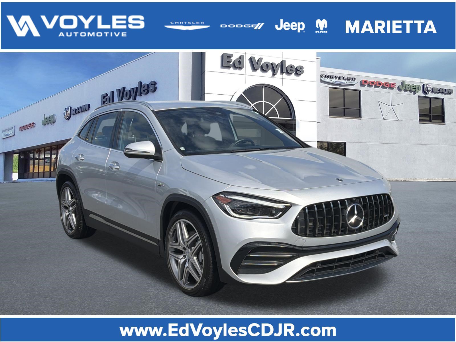 Used 2022 Silver Mercedes-Benz AMG® GLA 35 image 1