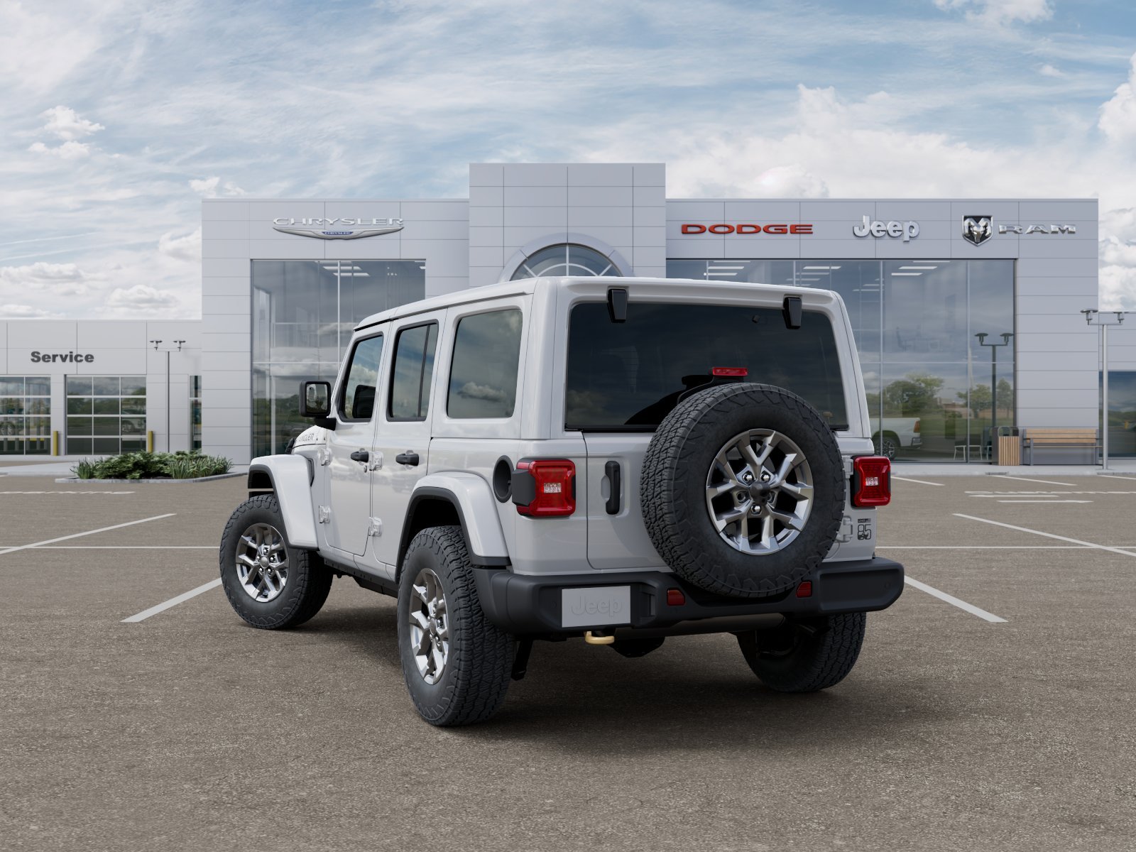 New 2026 Bright White Clear-Coat Exterior Paint Jeep 85th Anniversary image 38