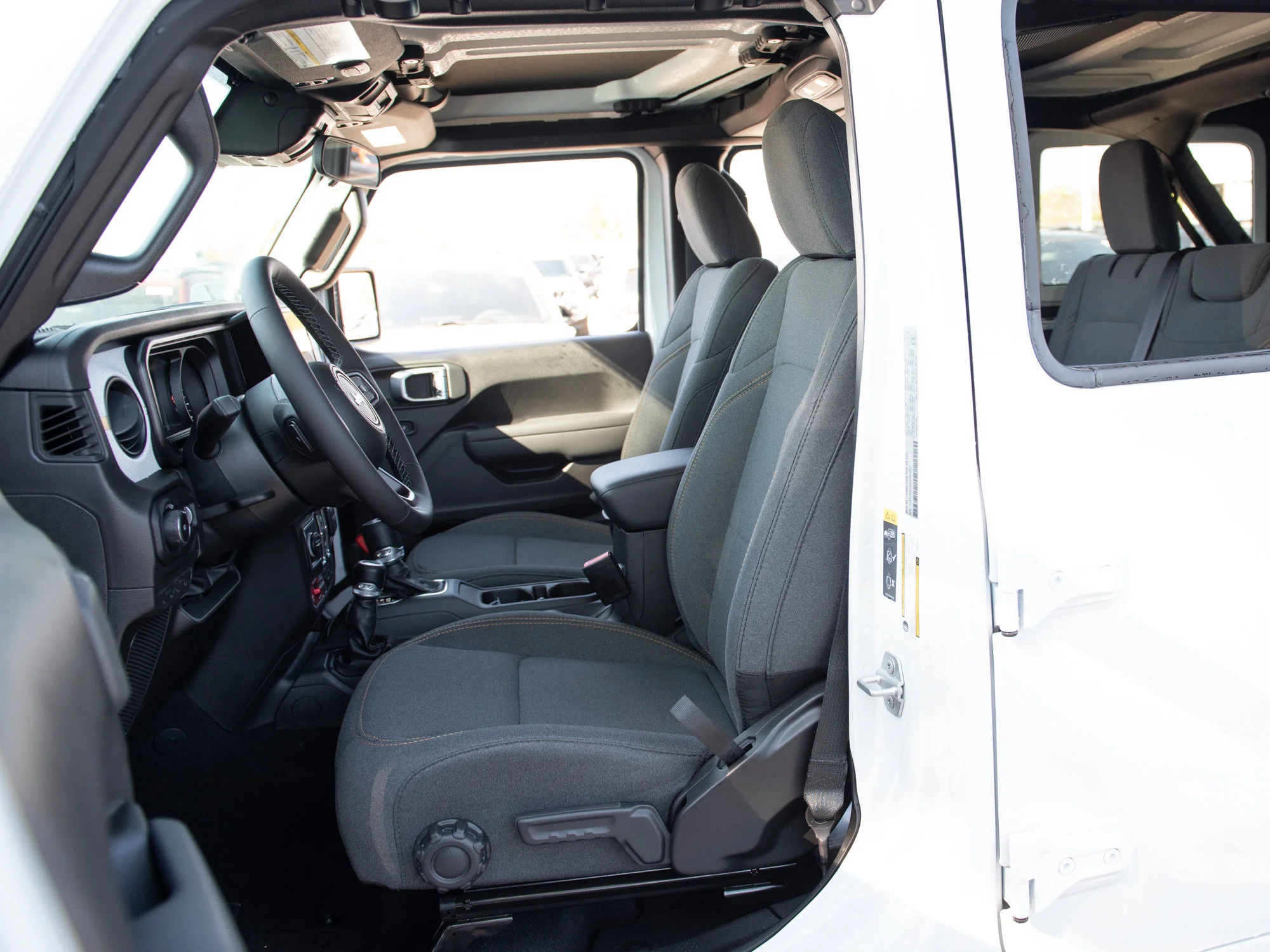 Used 2025 White Jeep Willys* 4 Door 4x4, 35 Inch Tire Package, Rock Rails, Rear Locker image 18