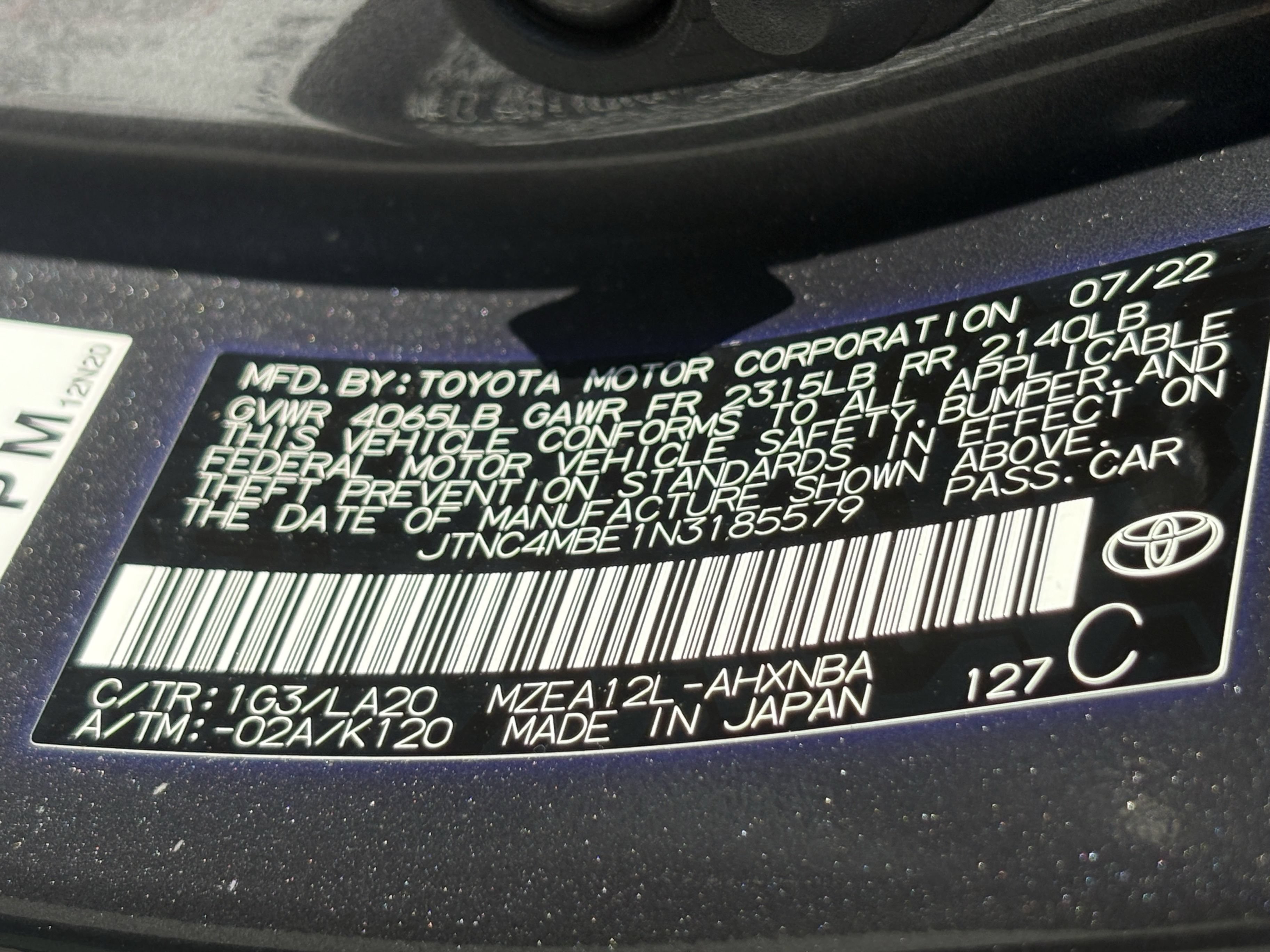 Used 2022 Magnetic Gray Metallic Toyota XSE image 22