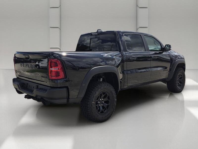 New 2027 Diamond Black Crystal Pearl-Coat Exterior Paint RAM RHO 4X4 CREW CAB 5