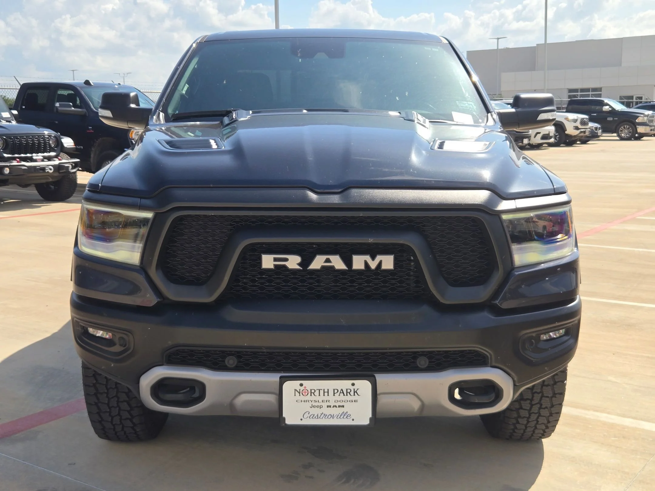 Used 2021 Maximum Steel Metallic Clearcoat Ram Rebel image 8