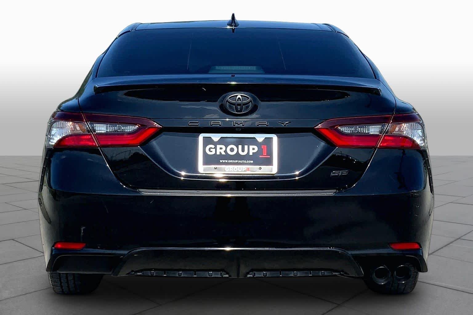 Used 2023 Midnight Black Metallic Toyota SE Nightshade image 5