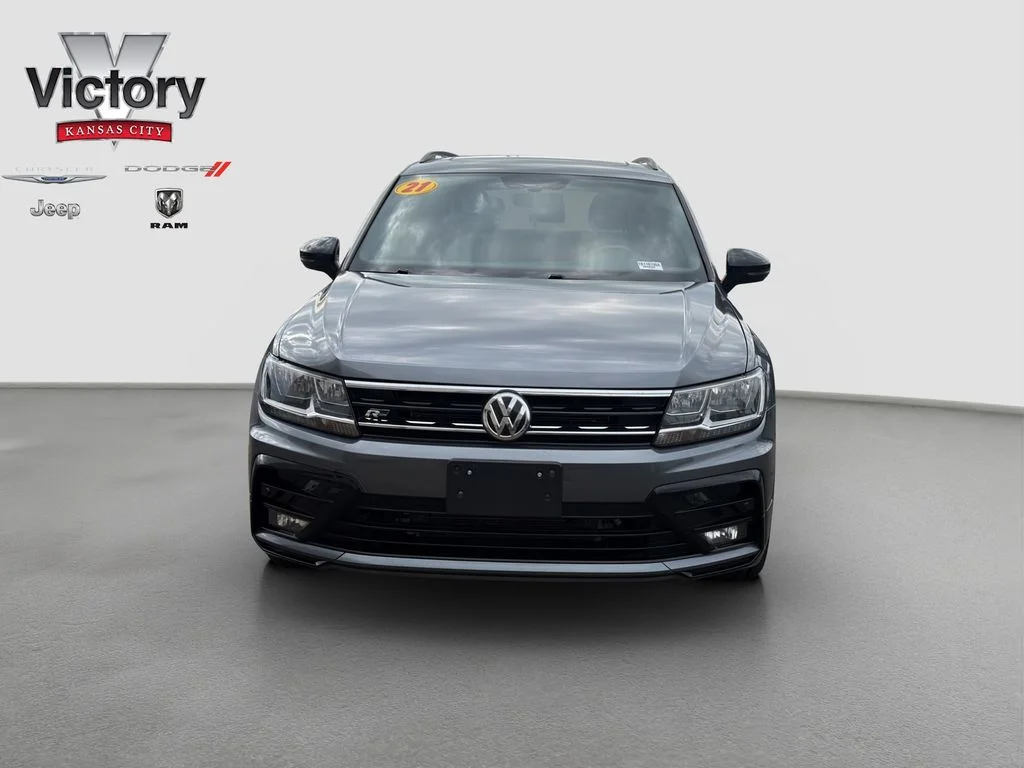 Used 2021 Volkswagen Tiguan SE R-LINE BLACK with VIN 3VV2B7AX0MM027243 for sale in Kansas City