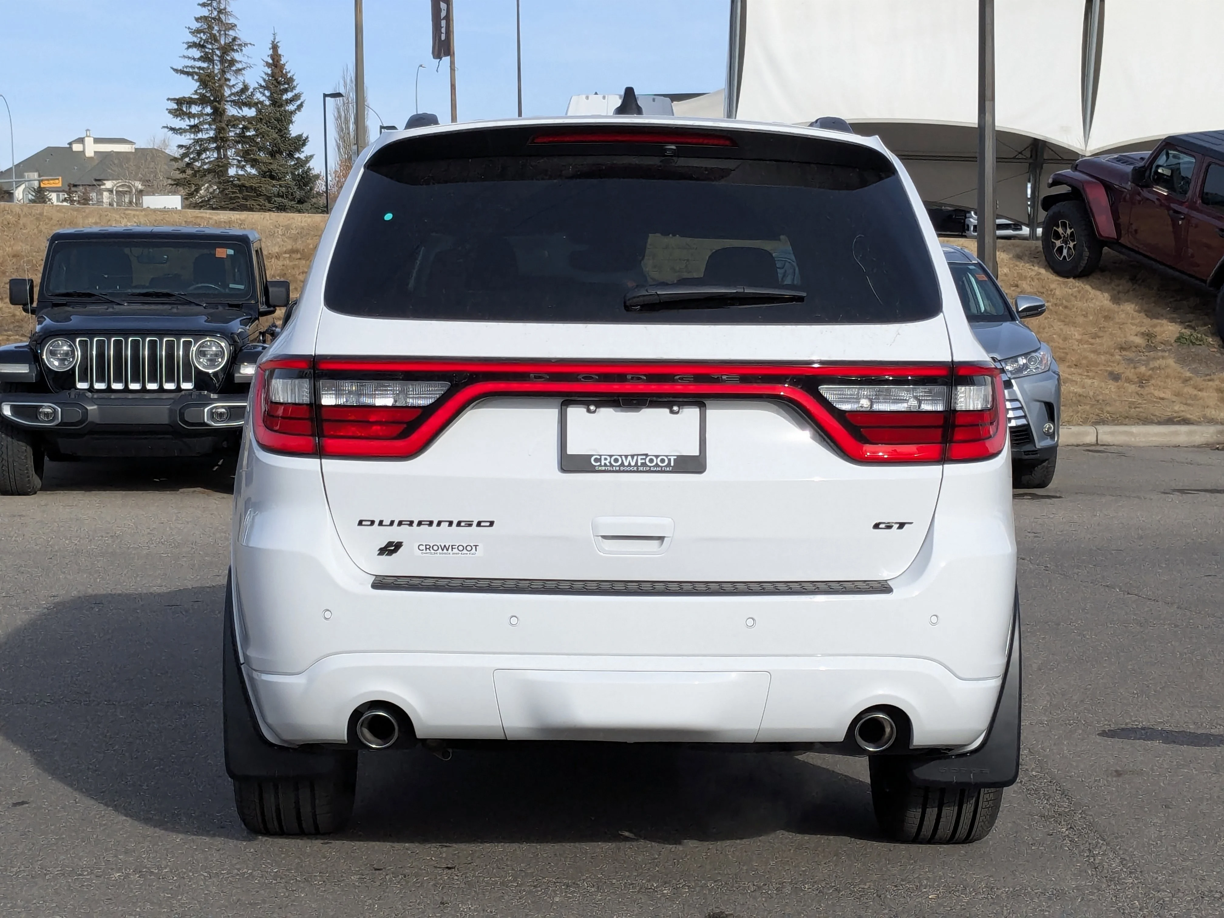 New 2026 White Dodge GT Plus - - GT Plus Pkg (2BH) - 2nd Row Captain Chairs - Ebony Red Leather?Faced Seats - 10.1 Nav & image 7