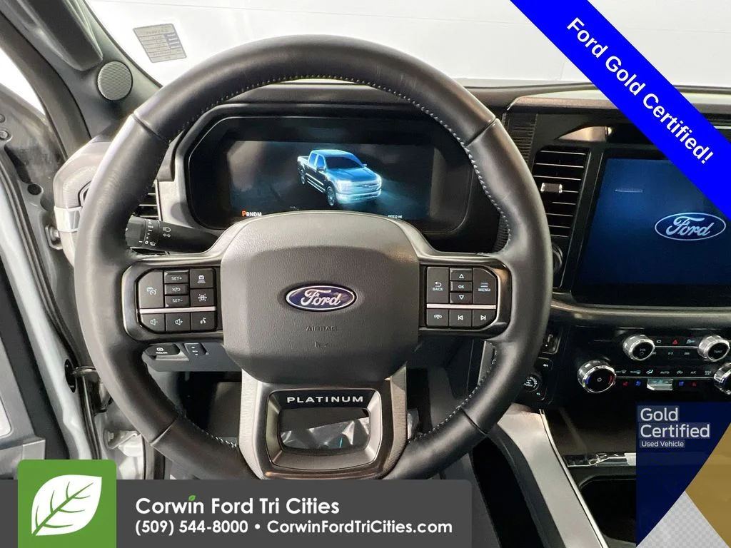 Certified Used 2025 Space White Metallic Ford Platinum image 8