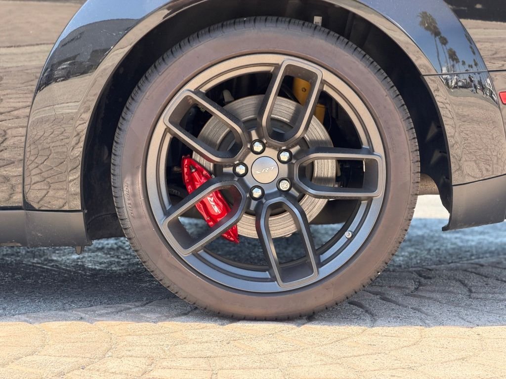 Used 2023 Pitch Black Clearcoat Dodge SRT Hellcat Widebody image 2