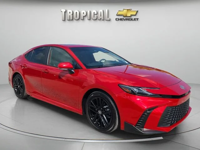Used 2025 Red Toyota LE image 7