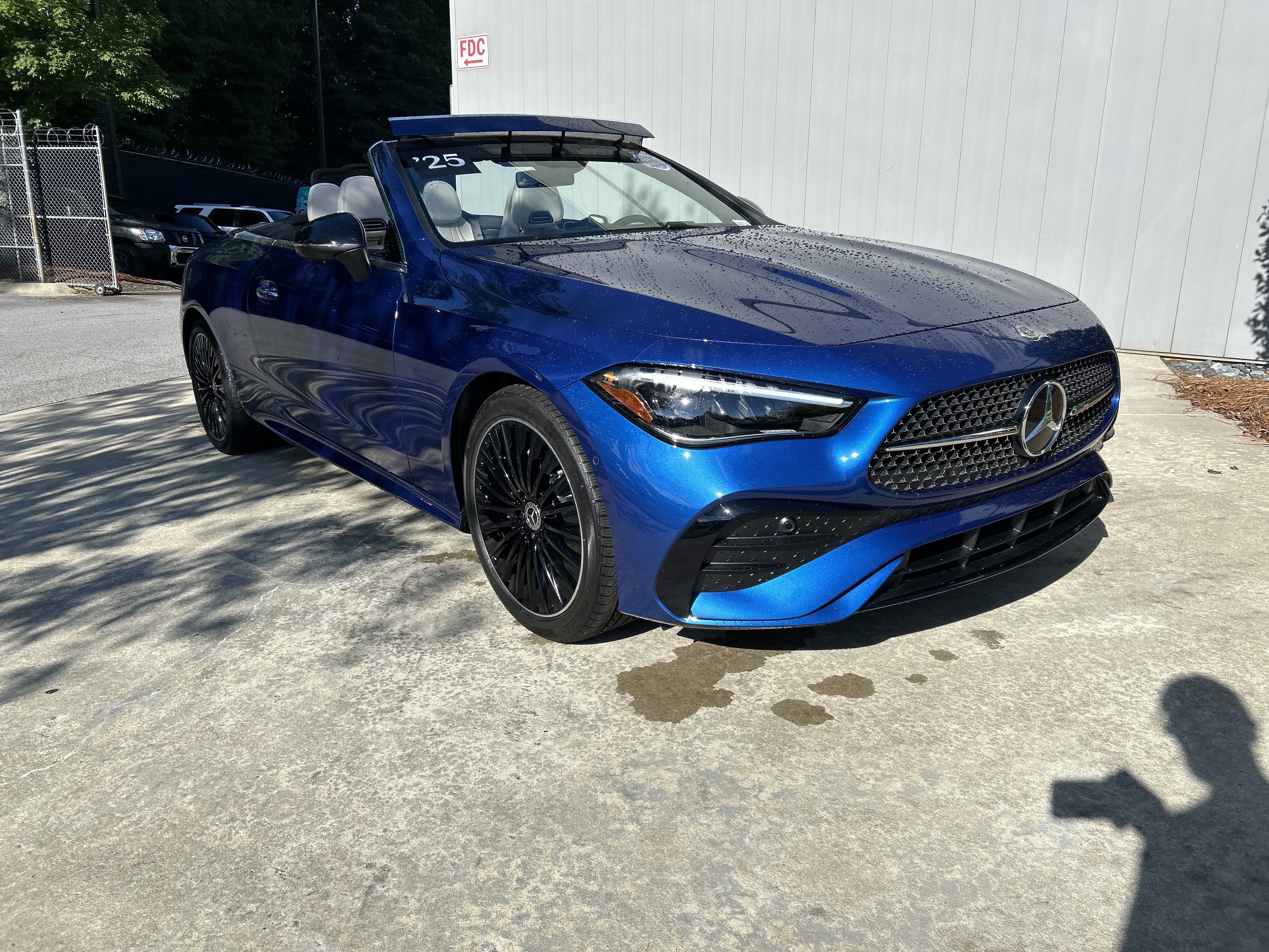 Certified Used 2025 Sterling Blue Metallic Mercedes-Benz CLE 300 4MATIC® Cabriolet image 7