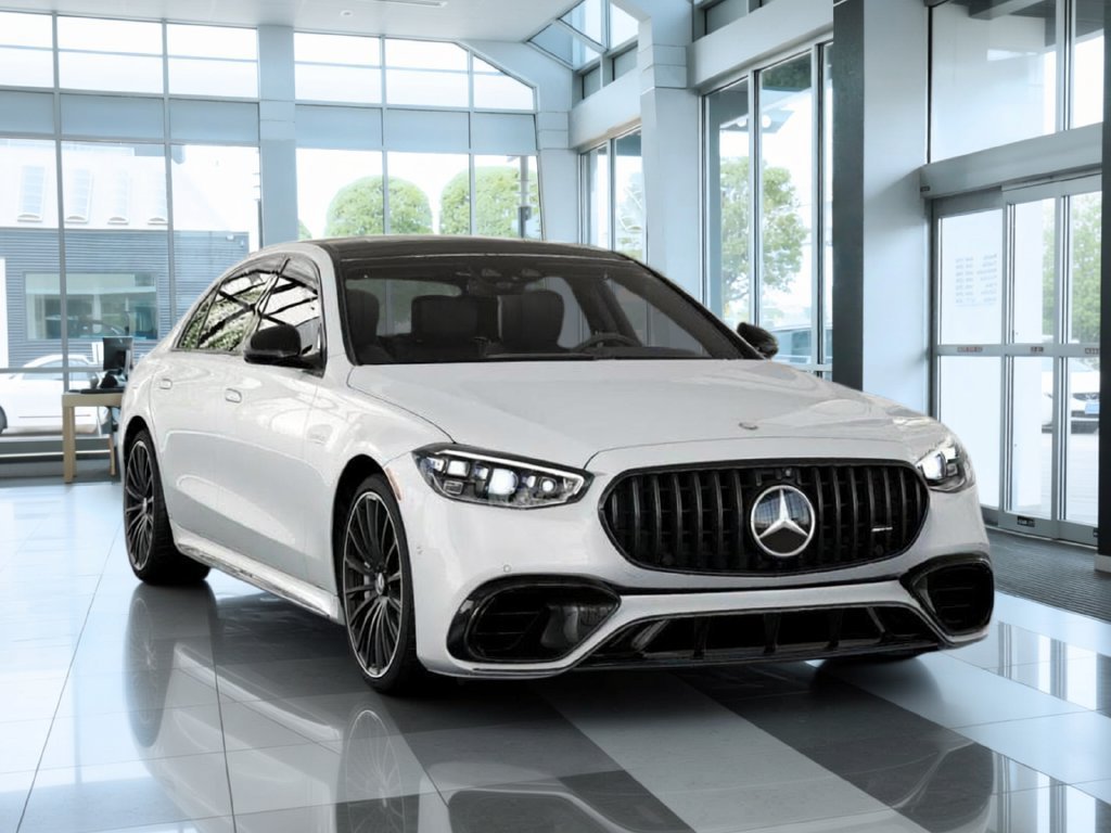 New 2026 MANUFAKTUR Moonlight White Metallic Mercedes-Benz S 63 E AMG® image 50