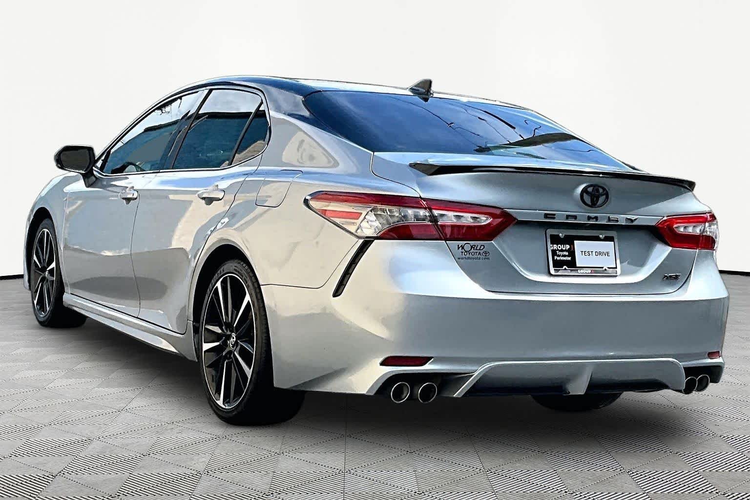 Used 2019 Celestial Silver/Midnight Black Metallic Toyota XSE image 12