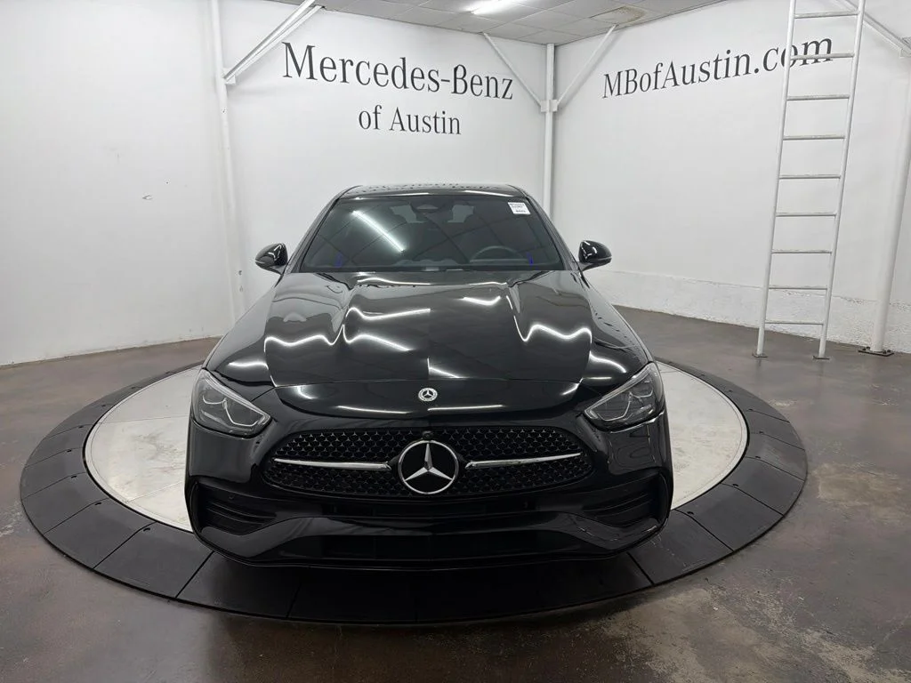 Certified Used 2024 Black Mercedes-Benz C 300 image 2