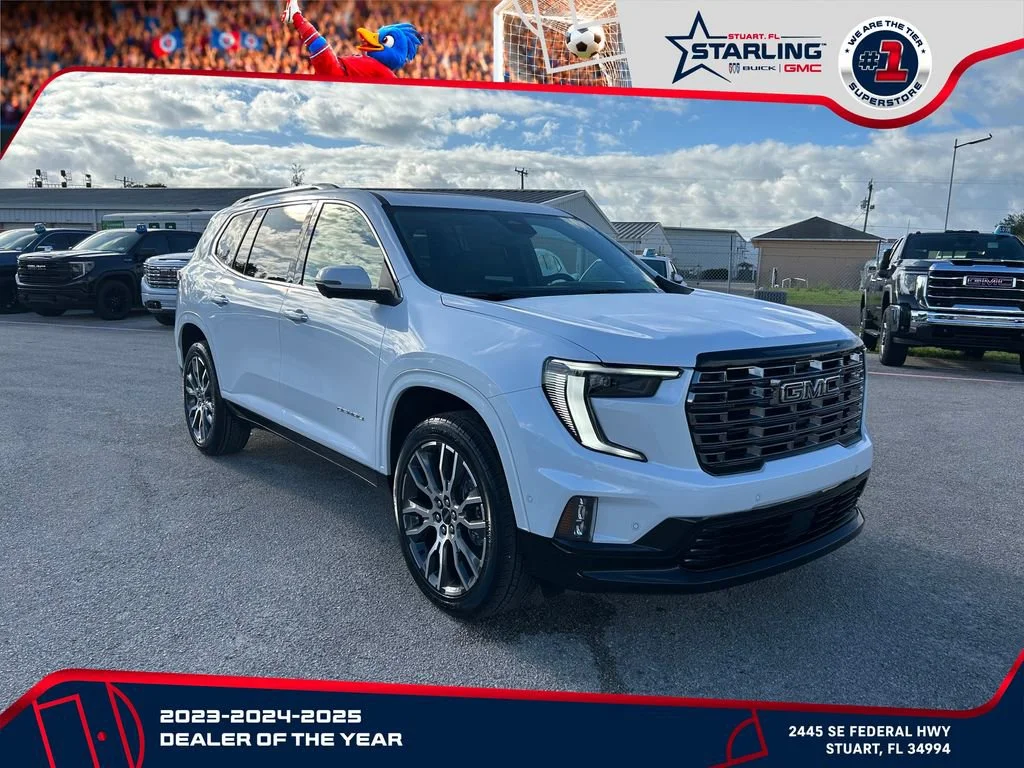 New 2026 Glacier White Tricoat GMC Denali Ultimate image 3