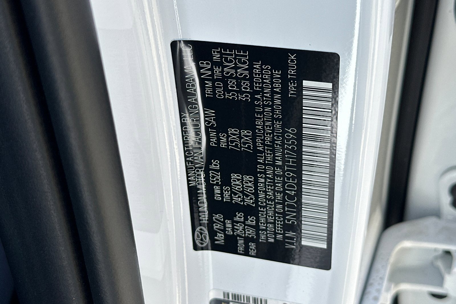 New 2026 Atlas White Hyundai SEL Activity FWD image 54