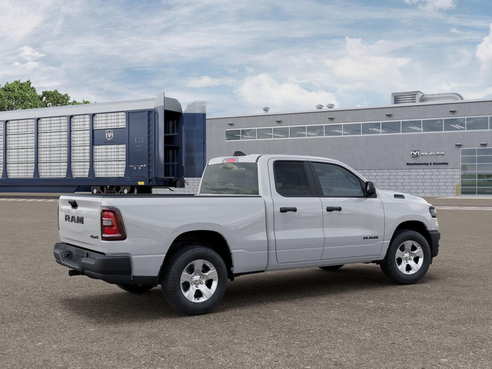 New 2026 Bright White Clear-Coat Exterior Paint RAM TRADESMAN image 2