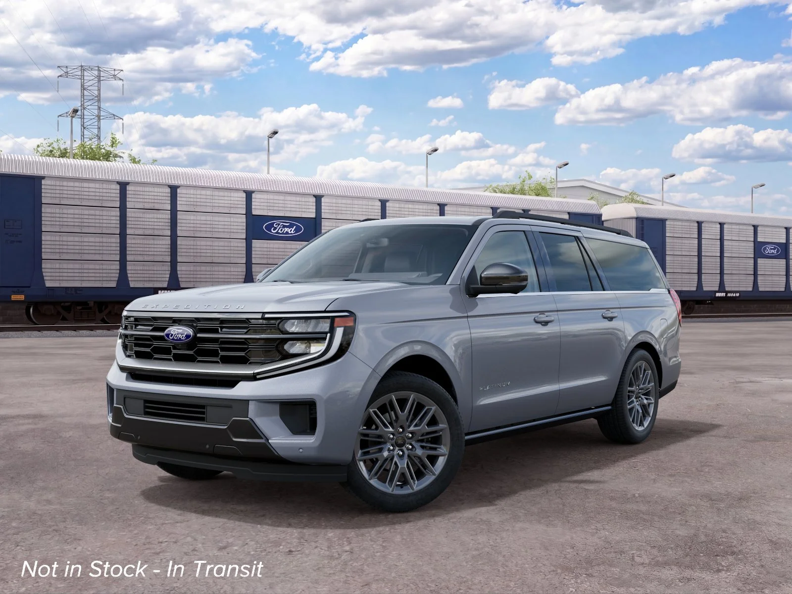 New 2027 Glacier Gray Metallic Tri-Coat Ford MAX Platinum image 2