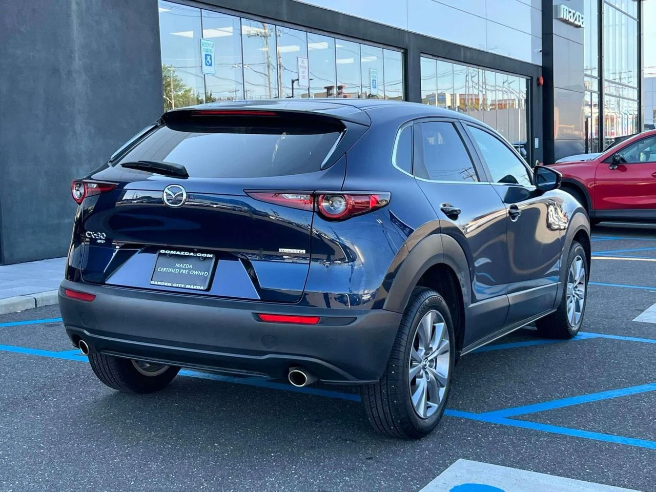 Used 2021 Deep Crystal Blue Mica Mazda Preferred image 6