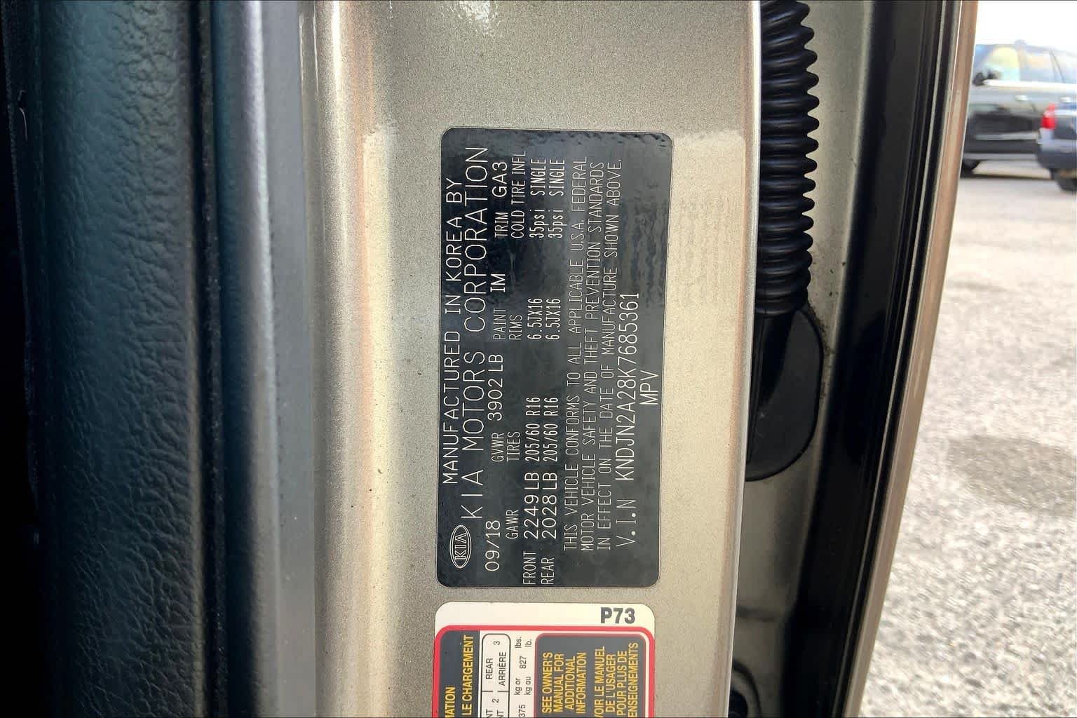 Used 2019 Titanium Gray Kia Base image 36