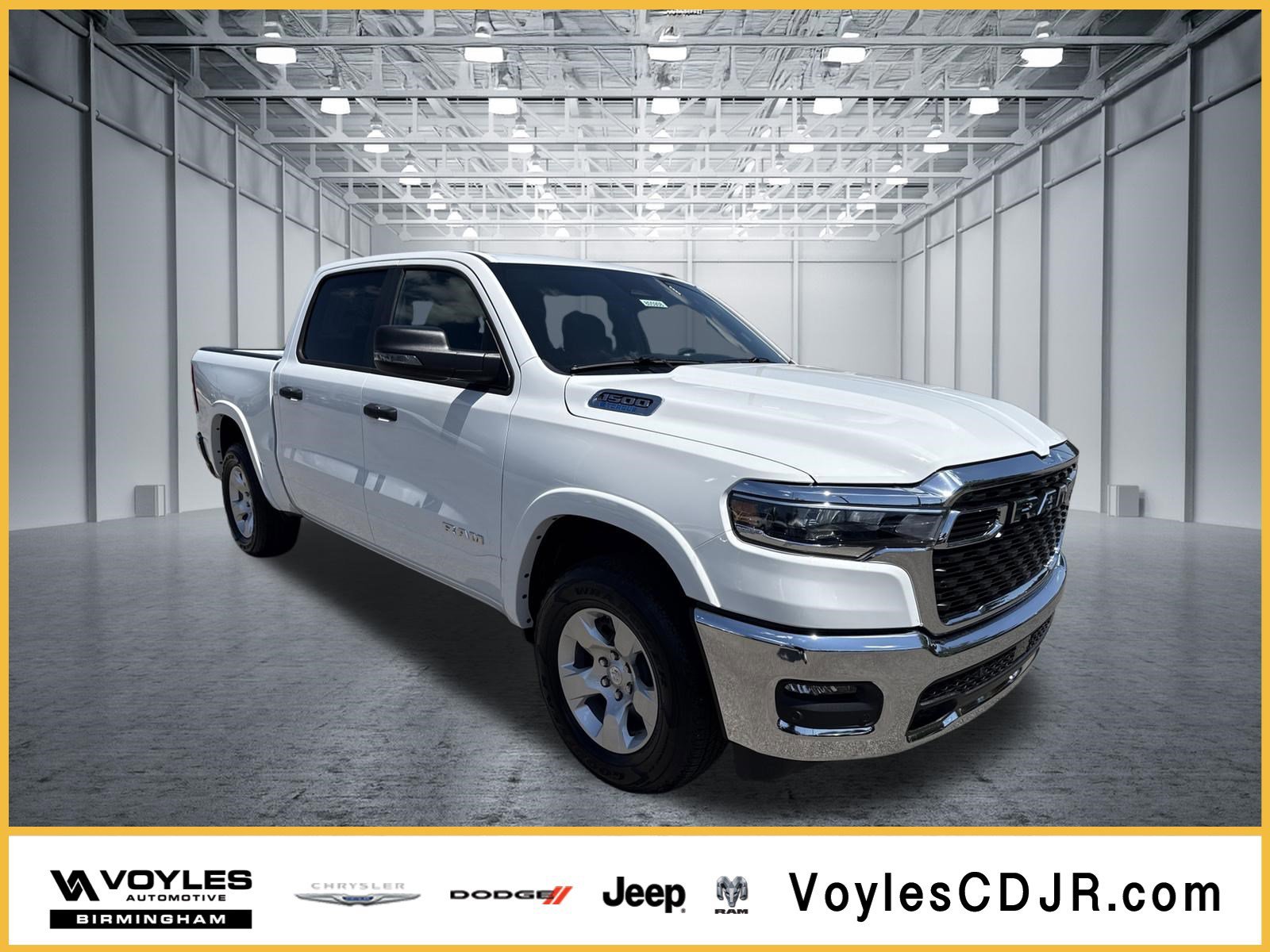 New 2026 Bright White Clear-Coat Exterior Paint RAM Big Horn/Lone Star image 1