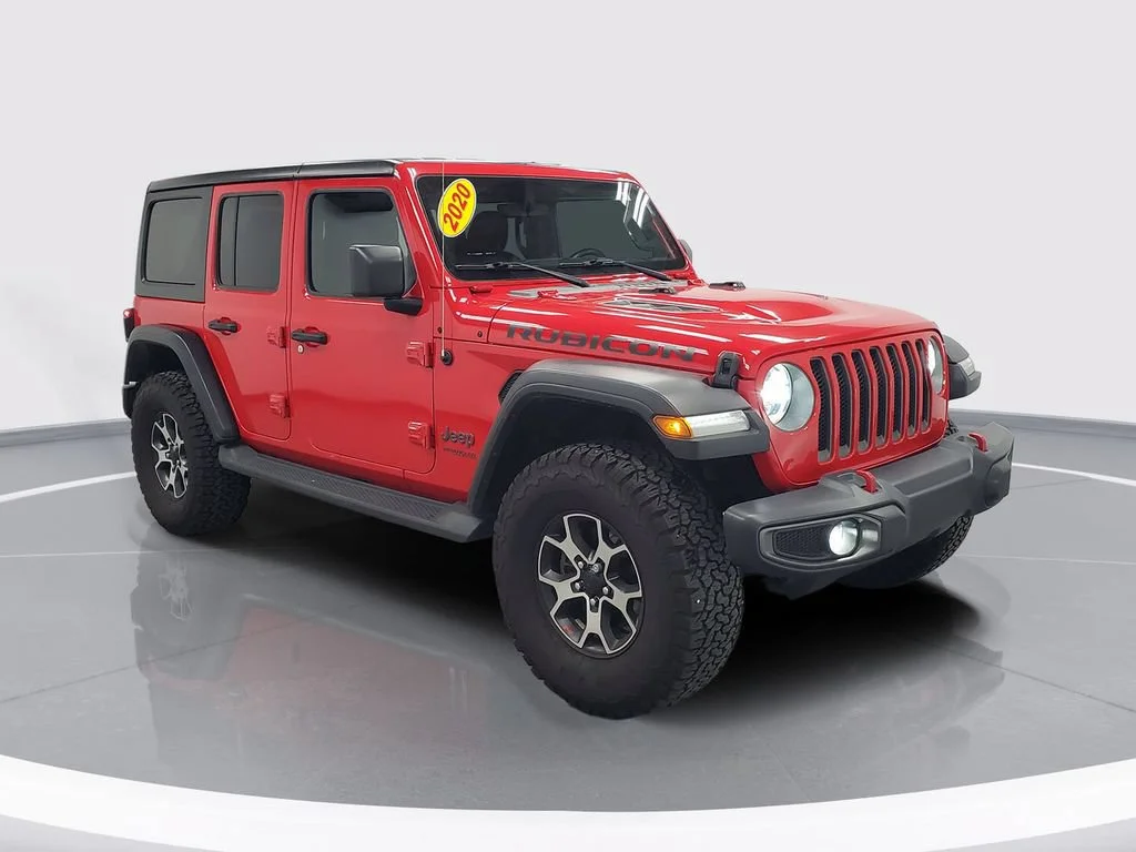 Used 2020 Red Jeep Rubicon image 2