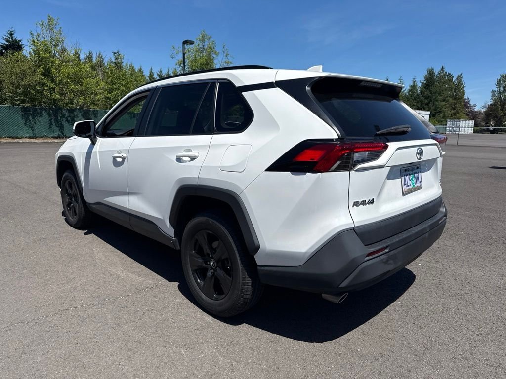 Used 2021 Super White Toyota XLE image 4