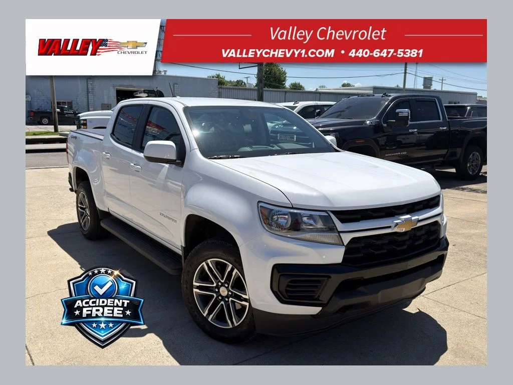 Used 2021 White Chevrolet Work Truck image 1