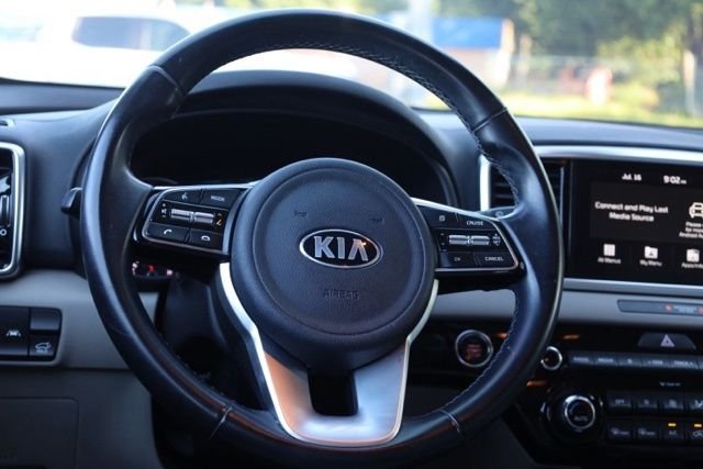 Used 2020 Sparkling Silver Kia EX image 8