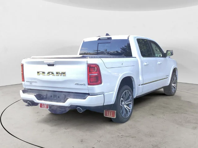 New 2027 Ivory White Tri-Coat Pearlcoat Ram TUNGSTEN CREW CAB 4X4 5