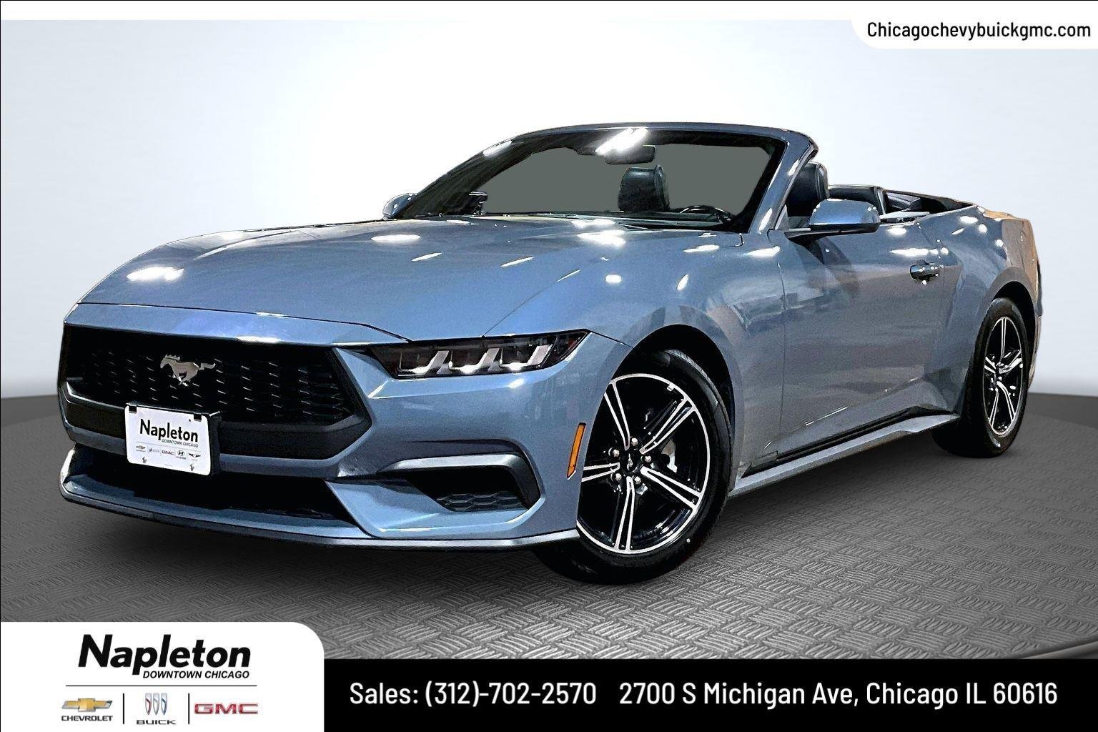 Used 2025 Vapor Blue Ford EcoBoost Premium image 1