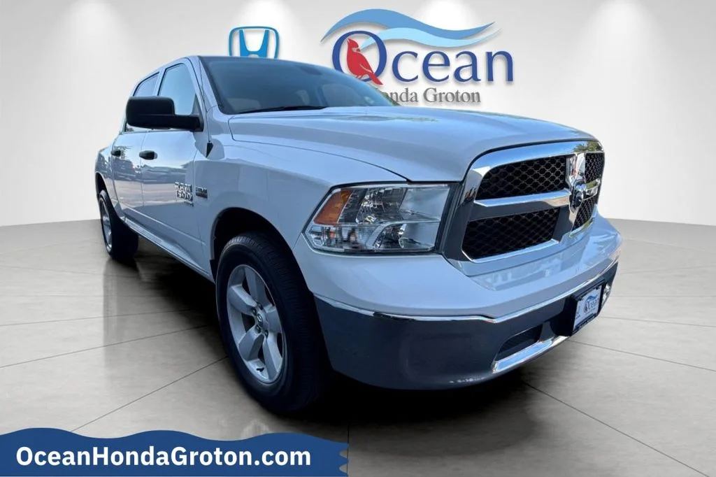 Used 2023 Bright White Clearcoat Ram SLT image 1