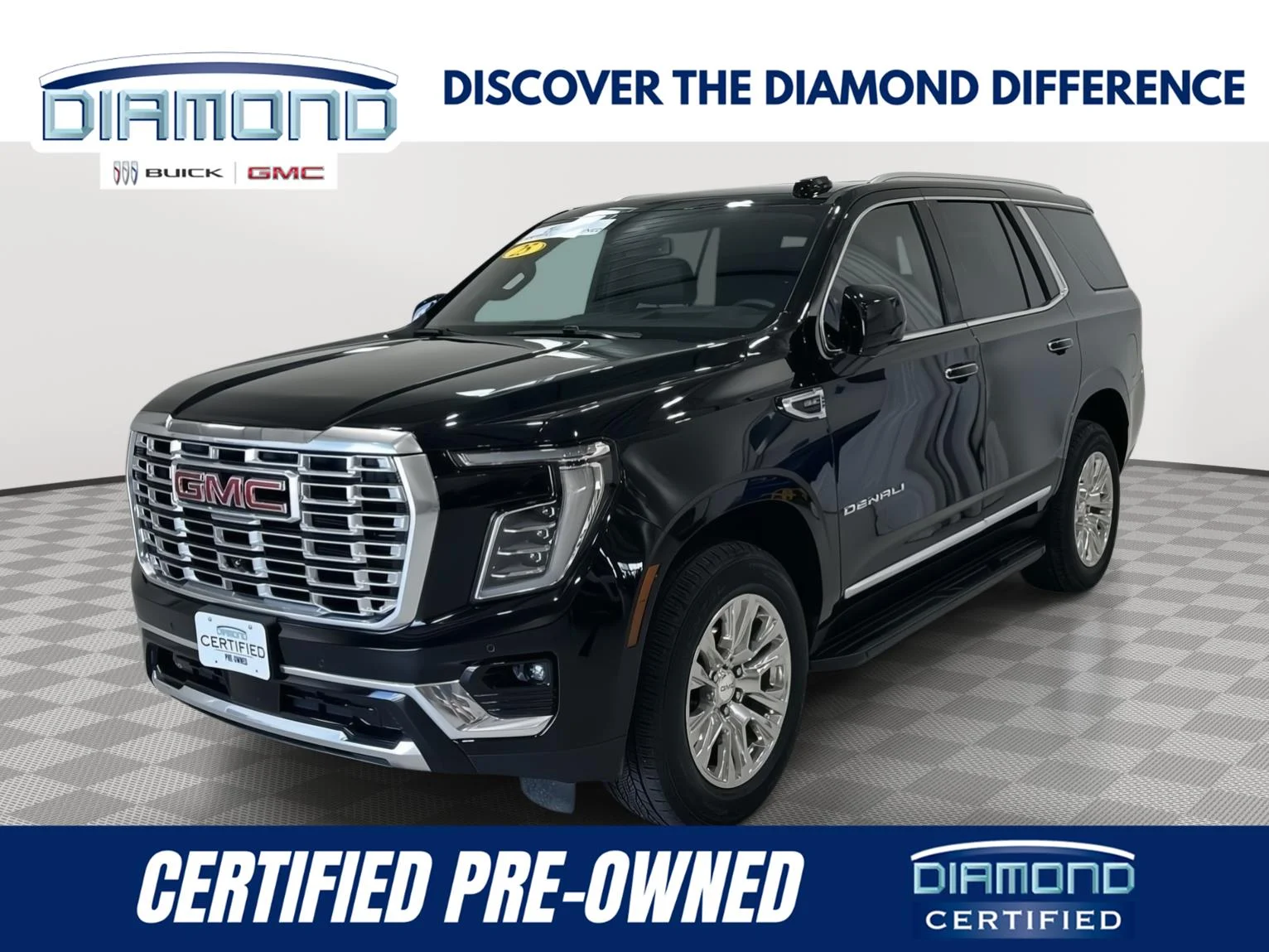 Used 2025 Onyx Black GMC Denali image 1