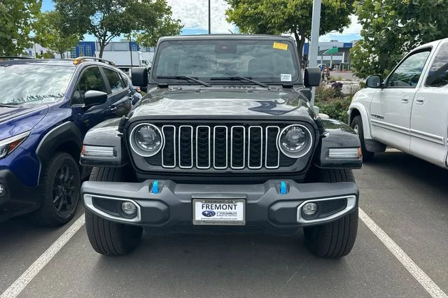 Used 2024 Black Jeep Sahara 4xe image 3