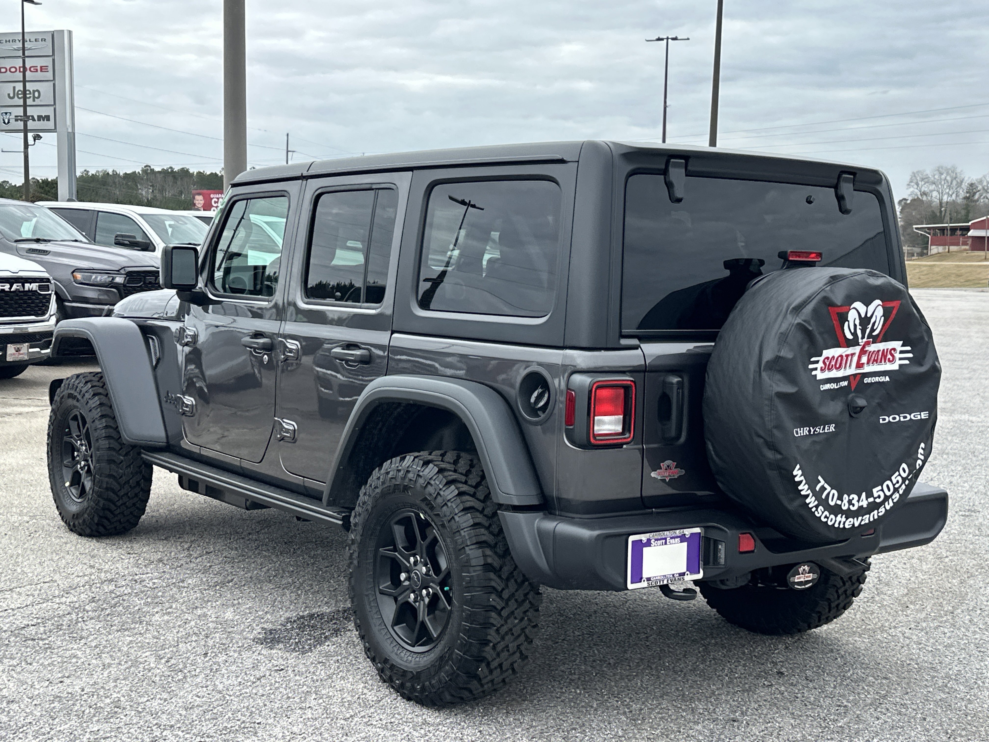 New 2026 Granite Crystal Metallic Clear-Coat Exterior Paint Jeep Willys image 6