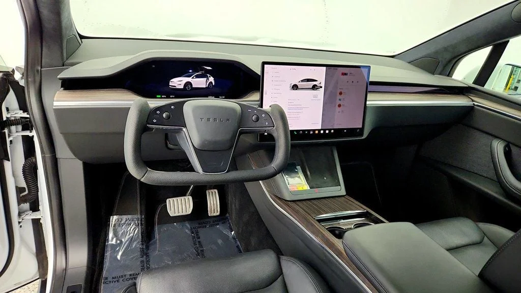 Used 2023 Pearl White Multi-Coat Tesla AWD image 11