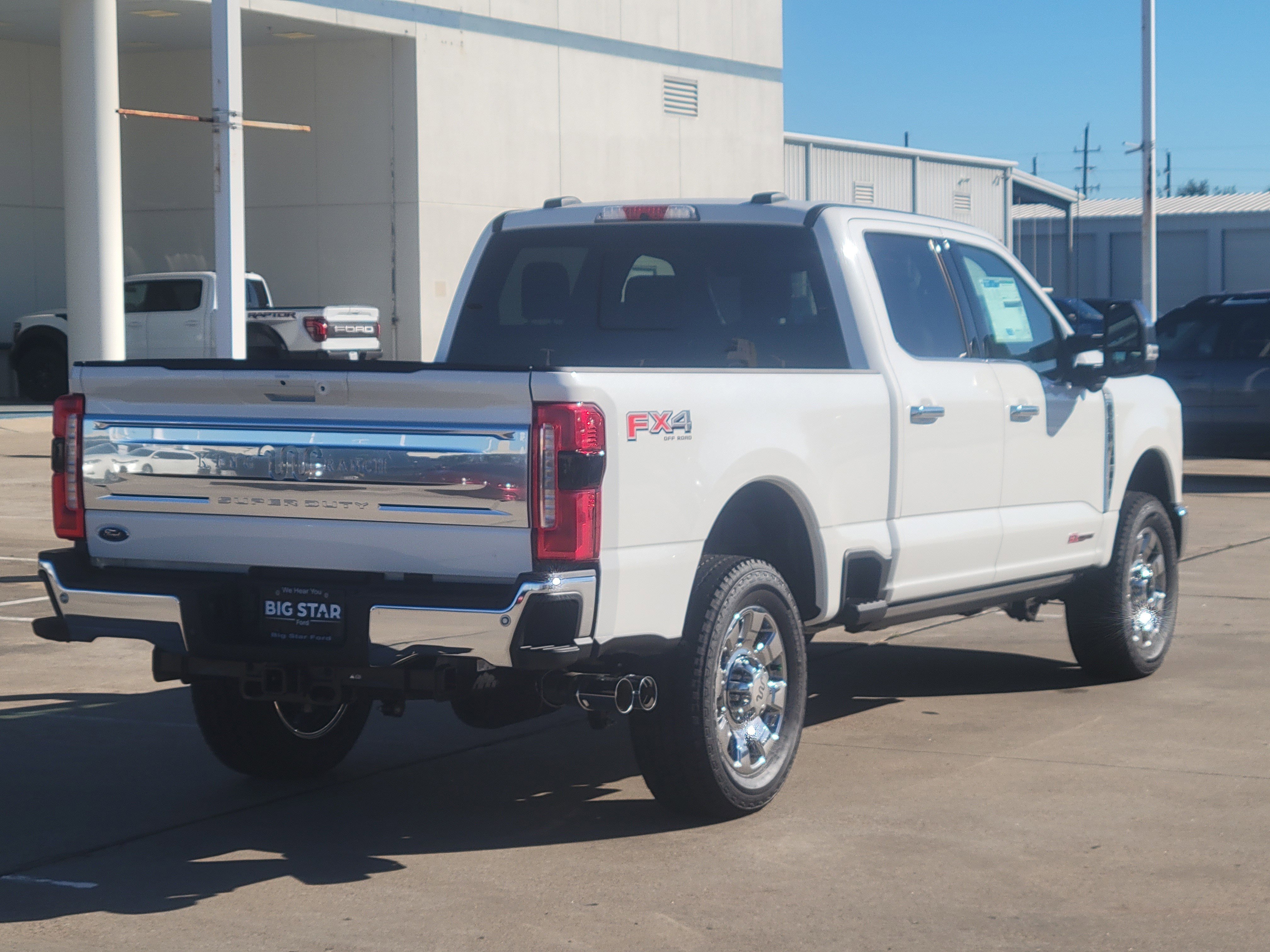 New 2026 Star White Metallic Tri-Coat Ford King Ranch image 4
