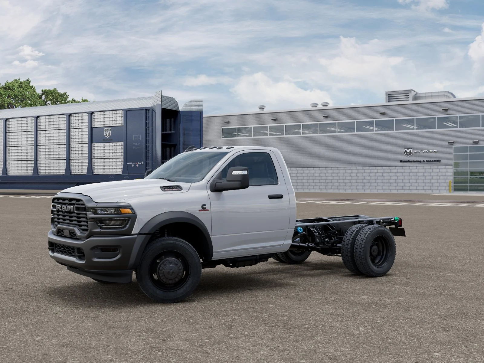 New 2026 Bright White Clear-Coat Exterior Paint RAM  image 28