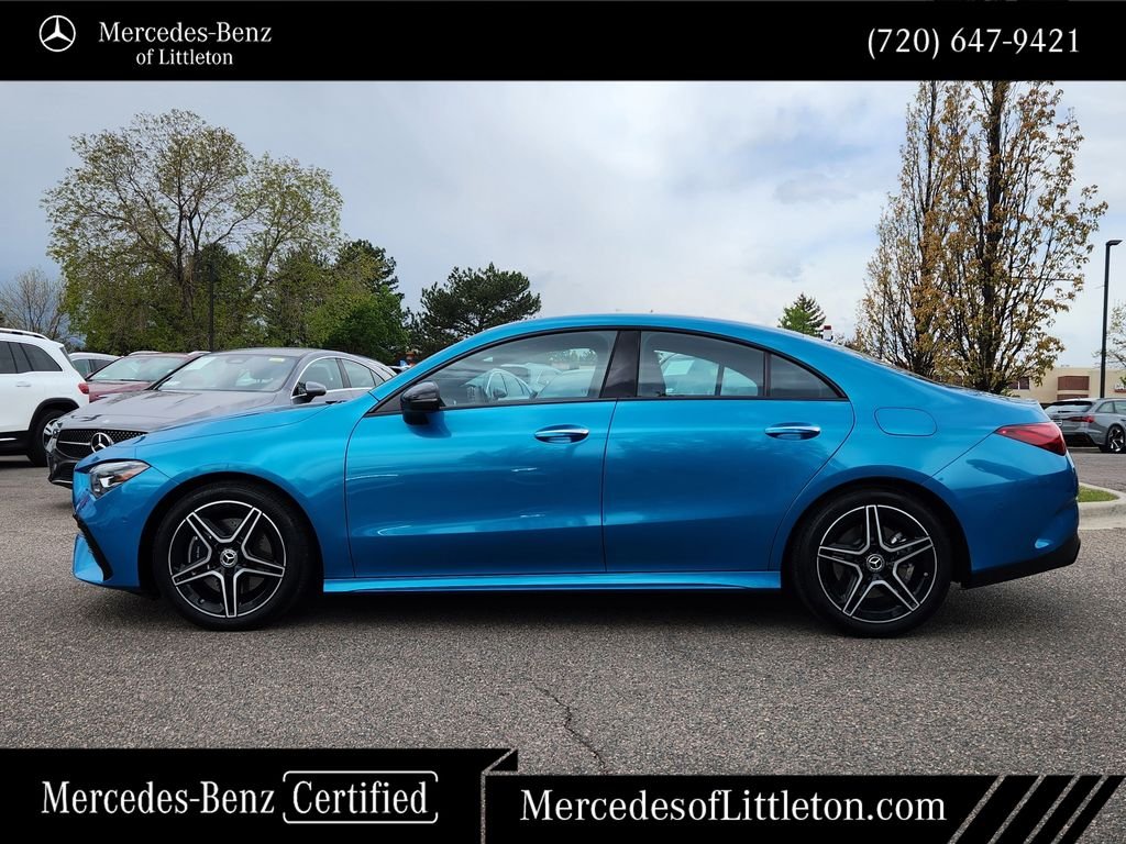 Certified Used 2025 Blue Mercedes-Benz CLA 250 image 4