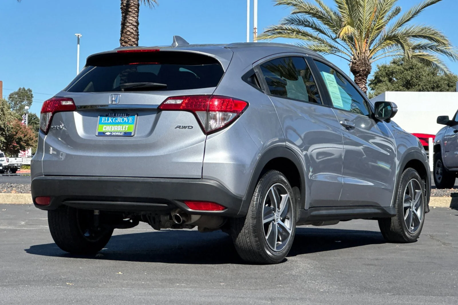 Used 2022 Silver Honda AWD EX image 3