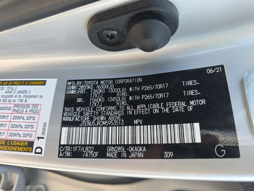 Used 2021 Classic Silver Metallic Toyota SR5 Premium image 26