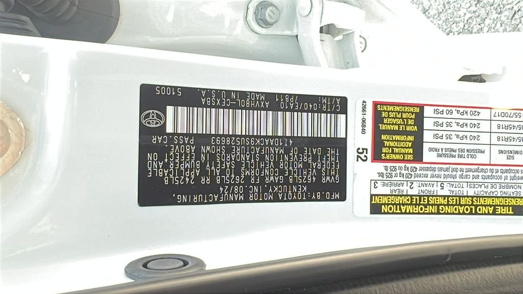 Used 2025 White Toyota SE image 24