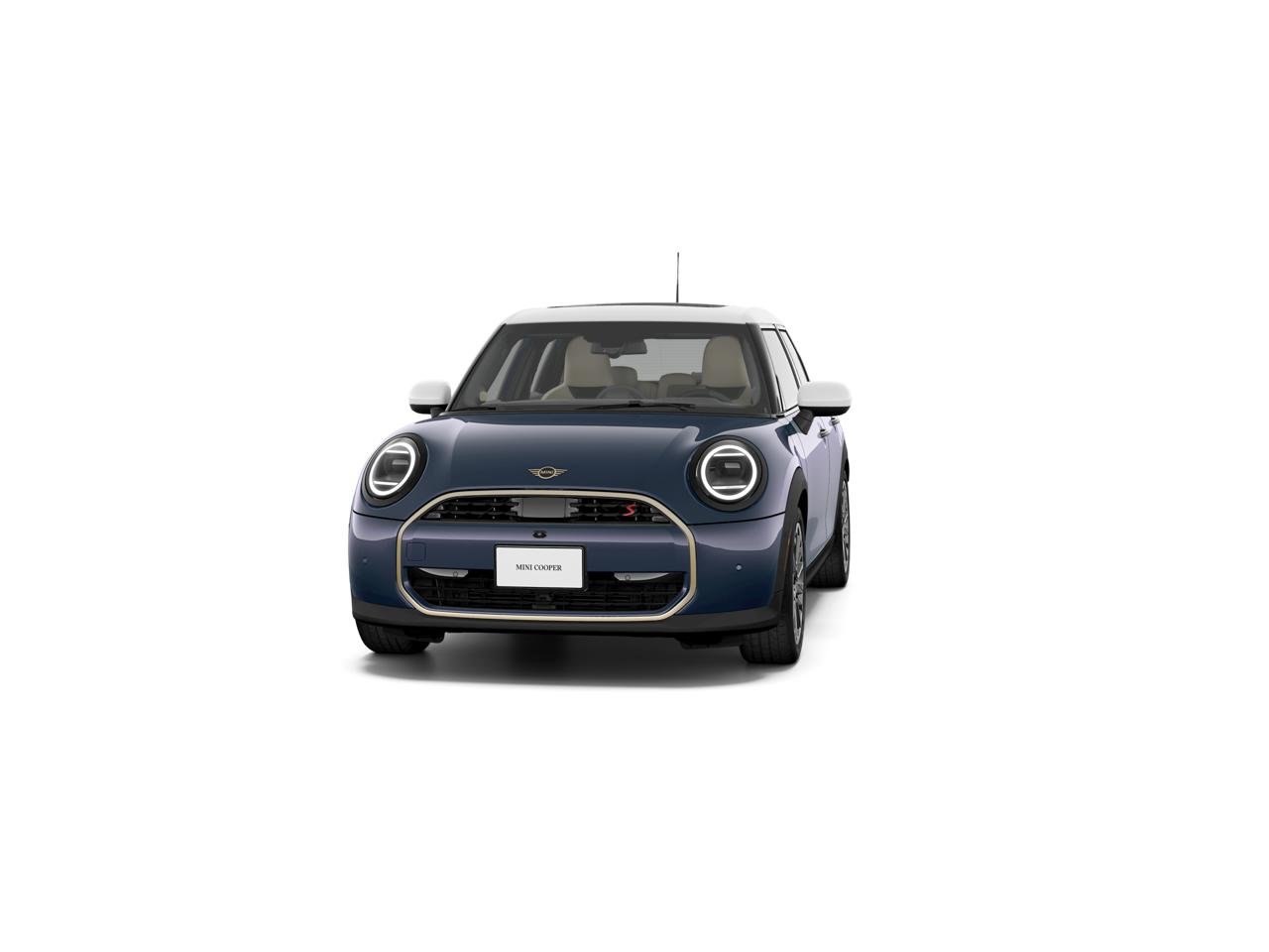New 2026 Indigo Sunset Blue Metallic MINI Iconic image 3