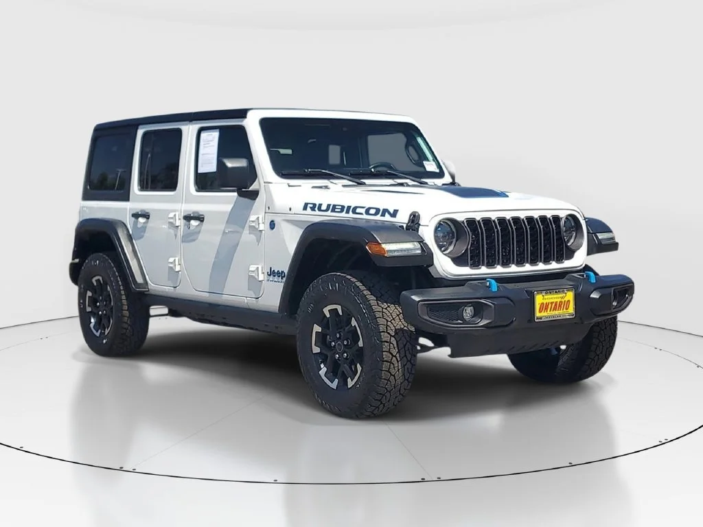 Certified Used 2024 White Jeep Rubicon 4xe image 2