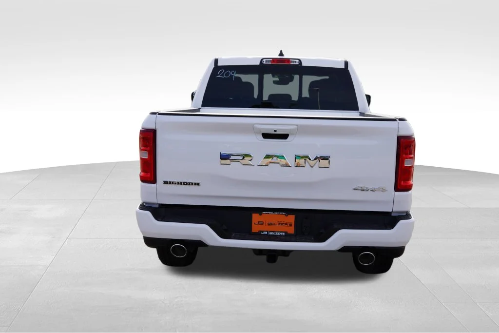 New 2026 Bright White Clear-Coat Exterior Paint RAM Big Horn image 6