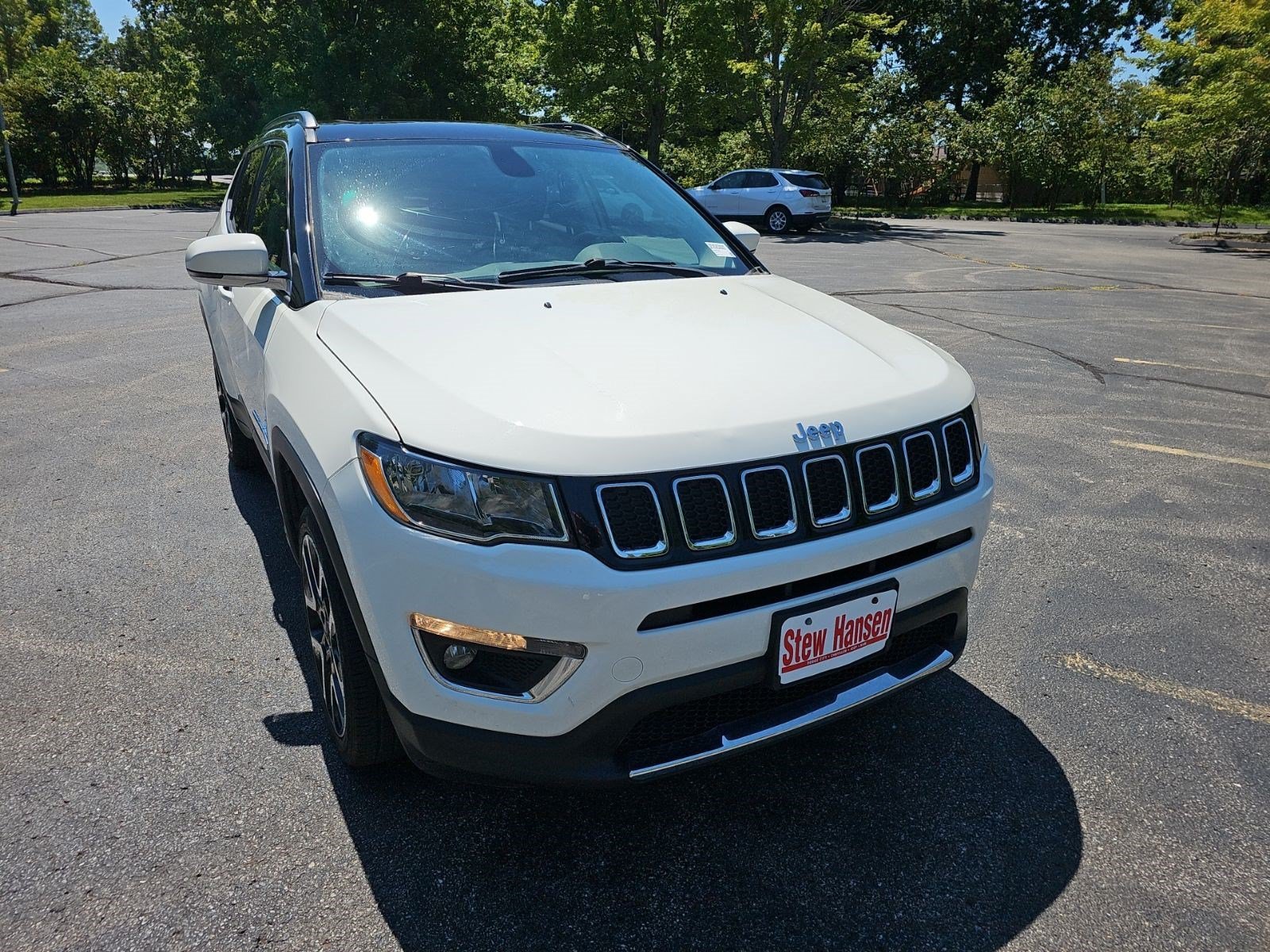 Used 2018 White Clearcoat Jeep Limited image 7