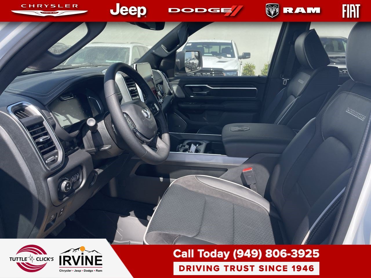 New 2026 Bright White Clear-Coat Exterior Paint RAM Laramie image 17