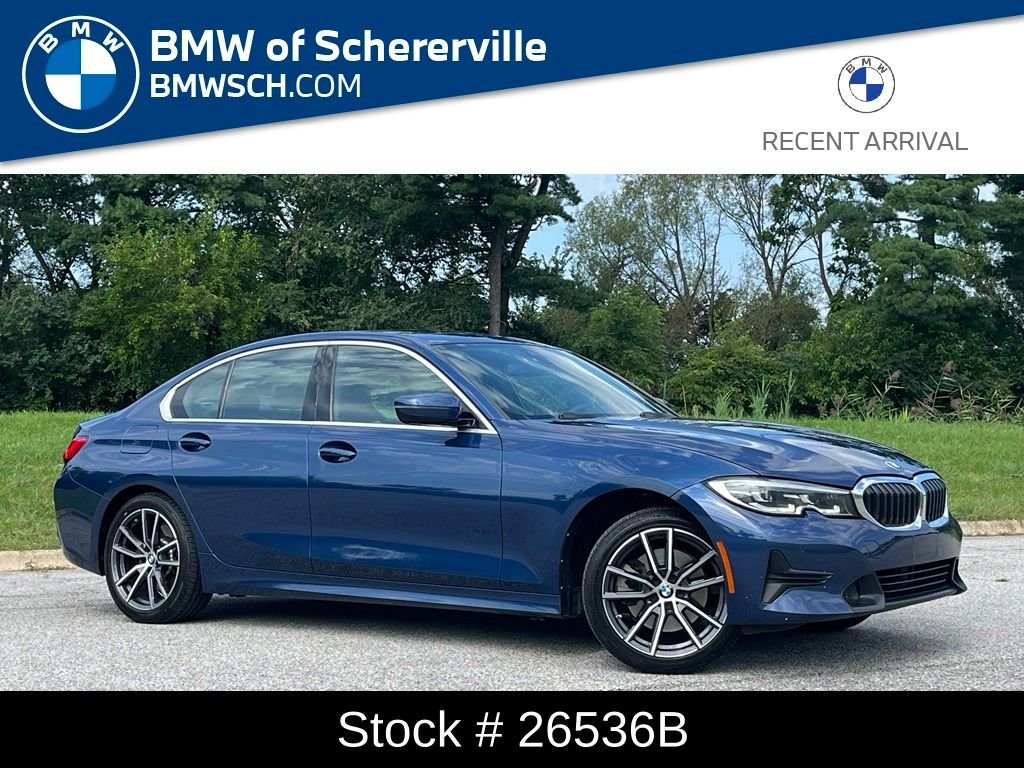 Used 2021 Phytonic Blue Metallic BMW 330i xDrive image 1