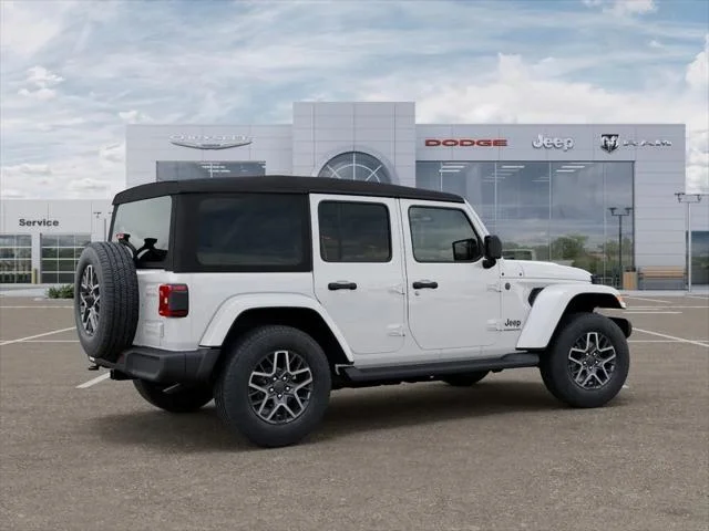 New 2026 Bright White Clear-Coat Exterior Paint Jeep Sahara image 4