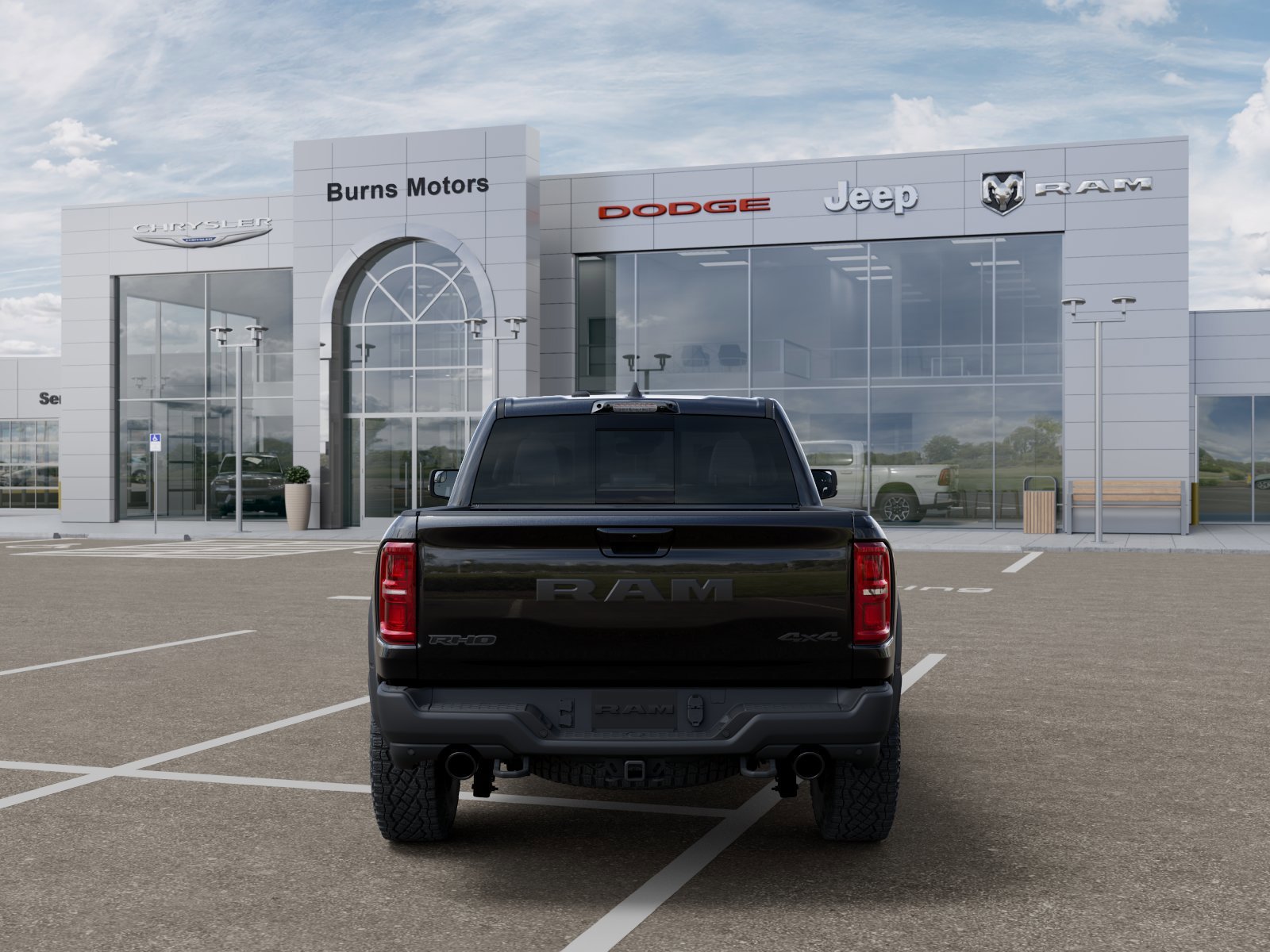 New 2026 Diamond Black Crystal Pearl-Coat Exterior Paint RAM RHO image 7