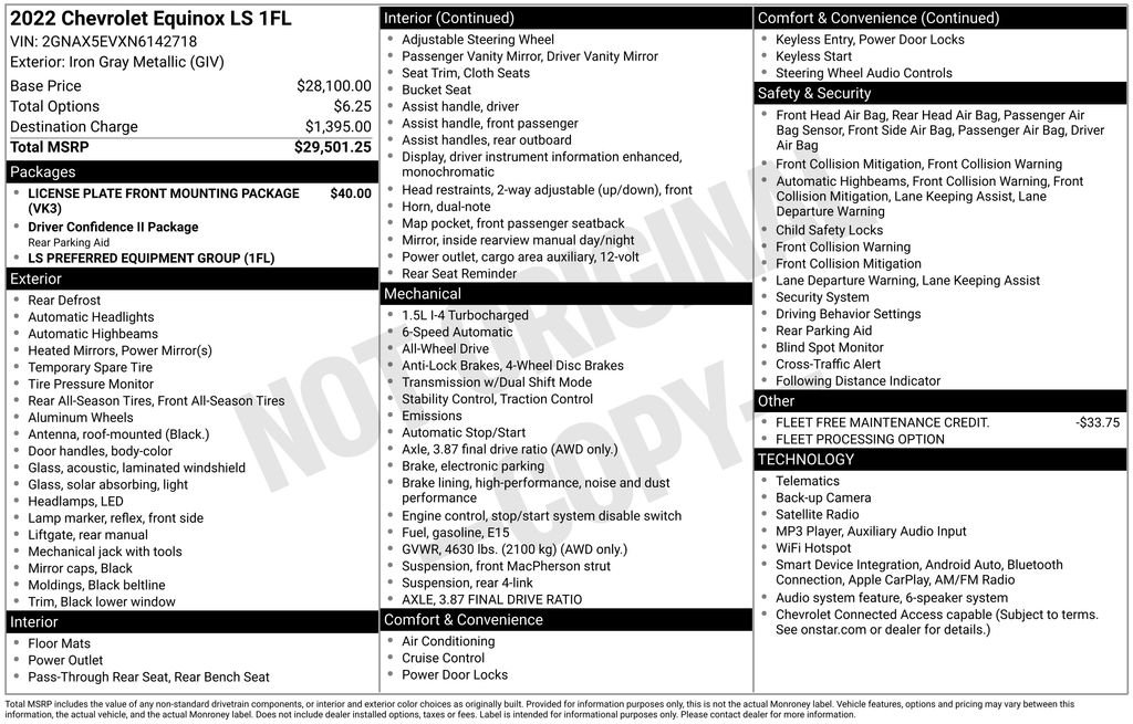 Used 2022 Gray Chevrolet LS image 22